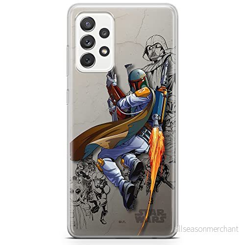 ERT GROUP mobiltelefonfodral för Samsung A73 5G originalt och officiellt licensierat Star Wars mönster Boba Fett 003 optimalt anpassad till formen på mobiltelefonen, fodral tillverkad av TPU plast 5904805522840