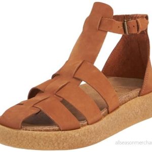 CA’SHOTT A/S Dam Cascali Fisherman Nubuck Sandal, konjak, 40 EU, EU 5740017028684 CA’SHOTT A/S Dam Cascali Fisherman Nubuck Sandal, konjak, 40 EU, EU 5740017028684