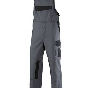 BP 2431 820 5332 48n Hängselbyxor, stretchhängslen med klämfästen, 320,00 g/m², mörkgrå/svart, 4010365971125