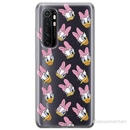 ERT GROUP mobiltelefonfodral för Xiaomi MI NOTE 10 Lite originalt och officiellt licensierat Disney mönster Daisy 007 optimalt anpassad till formen på mobiltelefonen, gedeeltelijk transparant 5904805585814