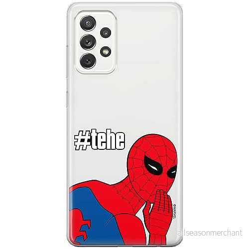 ERT GROUP mobiltelefonfodral för Samsung A73 5G originalt och officiellt licensierat Marvel mönster Spider Man 028 optimalt anpassad till formen på mobiltelefonen, gedeeltelijk transparant 5905795005184