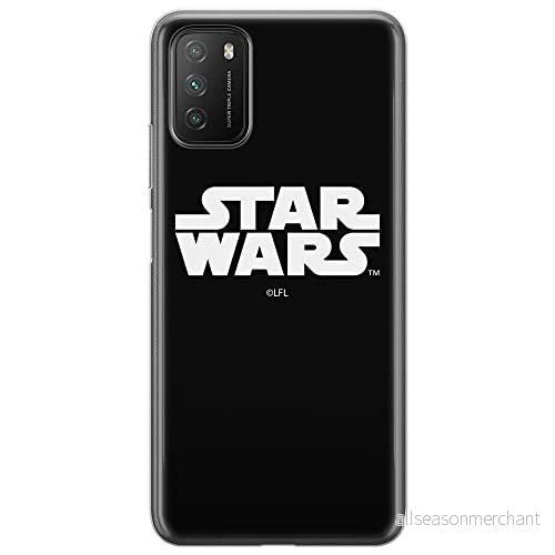 ERT GROUP mobiltelefonfodral för Xiaomi REDMI 9T originalt och officiellt licensierat Star Wars mönster 001 optimalt anpassad till formen på mobiltelefonen, fodral tillverkad av TPU plast 5904805599743