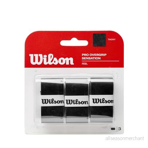 Wilson Unisex Overgrip Pro Sensation 3 st greppband, vit, standard EU 887768146641