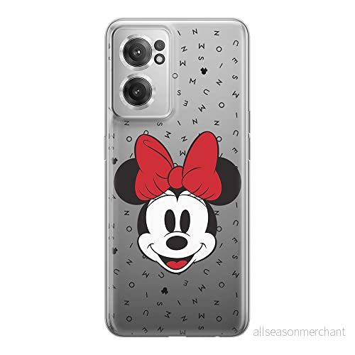 ERT GROUP mobiltelefonfodral för Oneplus NORD CE 2 originalt och officiellt licensierat Disney mönster Minnie 056 optimalt anpassad till formen på mobiltelefonen, gedeeltelijk transparant 5905511285081