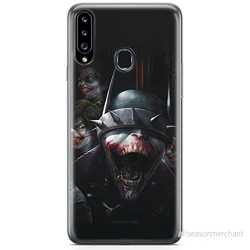 ERT GROUP mobiltelefonfodral för Samsung A20S originalt och officiellt licensierat DC mönster Batman Who Laughs 003 optimalt anpassad till formen på mobiltelefonen, fodral tillverkad av TPU plast 5904805438202