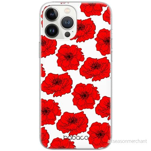 ERT GROUP mobiltelefonfodral för Apple Iphone 6 PLUS originalt och officiellt licensierat Babaco mönster Flowers 018 Vit optimalt anpassad till formen på mobiltelefonen, fodral tillverkad av TPU plast 5903932631289
