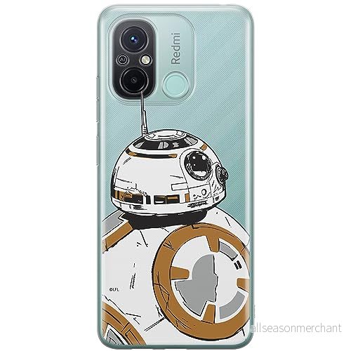 ERT GROUP mobiltelefonfodral för Xiaomi REDMI 12C/ 11A originalt och officiellt licensierat Star Wars mönster BB 8 009 optimalt anpassad till formen på mobiltelefonen, gedeeltelijk transparant 5905511841812