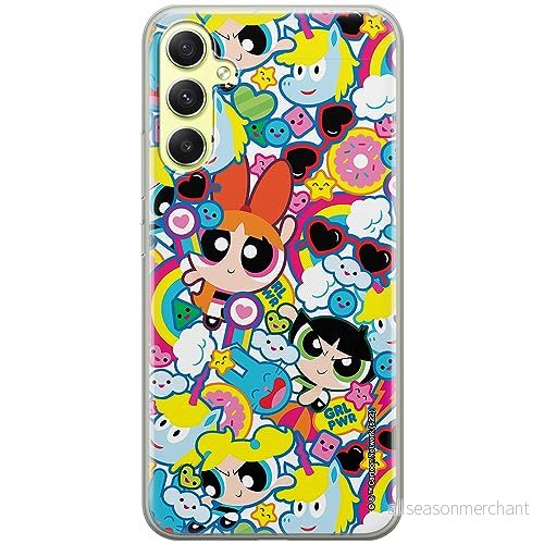 ERT GROUP mobiltelefonfodral för Samsung A34 5G originalt och officiellt licensierat The Powerpuff Girls mönster 041 optimalt anpassad till formen på mobiltelefonen, fodral tillverkad av TPU plast 5905511984632