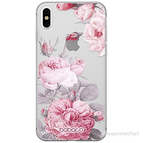 ERT GROUP mobiltelefonfodral för Iphone X/XS originalt och officiellt licensierat Babaco mönster Flowers 050 optimalt anpassad till formen på mobiltelefonen, gedeeltelijk transparant 5905131346988