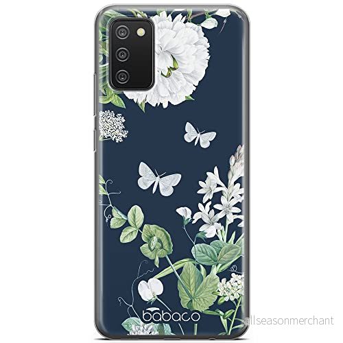 ERT GROUP mobiltelefonfodral för Samsung A02S originalt och officiellt licensierat Babaco mönster Flowers 032 optimalt anpassad till formen på mobiltelefonen, fodral tillverkad av TPU plast 5905131285898