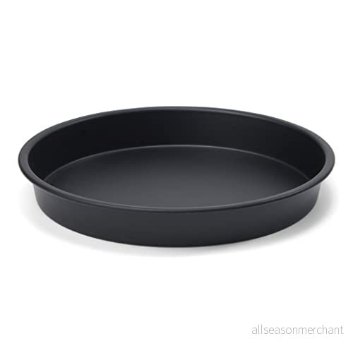 patisse 02856, Pizzaplatta, rund form för varmluftsfritös, XL och XXL, svart, Ø 20 cm x 2,5 cm, PFAS fritt belagt stål 8712187028563