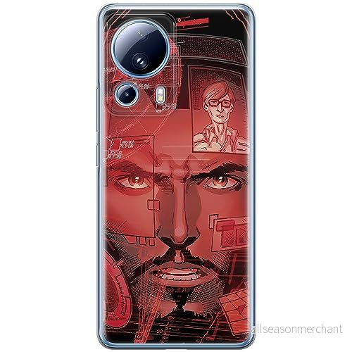 ERT GROUP mobiltelefonfodral för Xiaomi 13 LITE/CIVI 2 originalt och officiellt licensierat Marvel mönster Iron Man 016 optimalt anpassad till formen på mobiltelefonen, fodral tillverkad av TPU plast 5905511932176