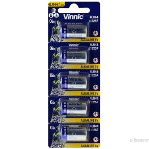VINNIC SPECIALIZED BATTERIES 4LR44/544A/A544 BLISTER 5PCS L1325F 4898338013191