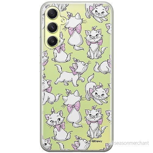 ERT GROUP mobiltelefonfodral för Samsung A34 5G originalt och officiellt licensierat Disney mönster Marie 003 optimalt anpassad till formen på mobiltelefonen, gedeeltelijk transparant 5905511773137