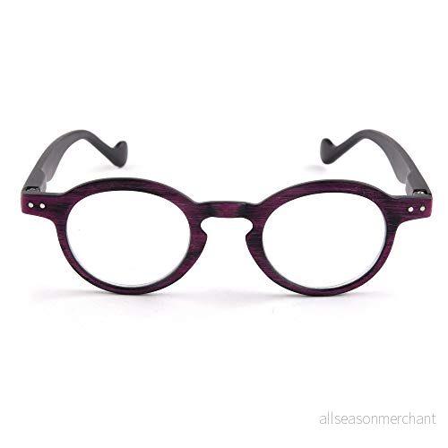 Contacta, Woody läsglasögon för män och kvinnor, trendglasögon med textur träeffekt, ram flexstänger, förpackning glasögonpåse 24 g 8054529512188