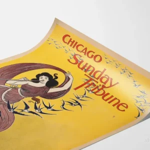 Vintage affisch Chicago Sunday Tribune dekorativ - Bild 3