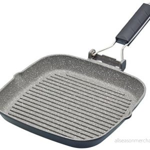 MasterClass Grillpanna, Non Stick, För Induktionshäll, Fällbart Handtag, 20 cm, Aluminium, Svart, MCMFHGP20 5028250720573 MasterClass Grillpanna, Non Stick, För Induktionshäll, Fällbart Handtag, 20 cm, Aluminium, Svart, MCMFHGP20 5028250720573