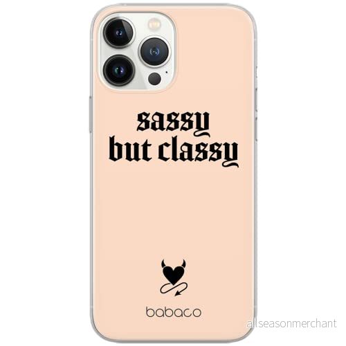 ERT GROUP mobiltelefonfodral för Apple Iphone 6 PLUS originalt och officiellt licensierat Babaco mönster Sassy but classy 001 Vit anpassad till formen på mobiltelefonen, fodral tillverkad av TPU plast 5903932882414
