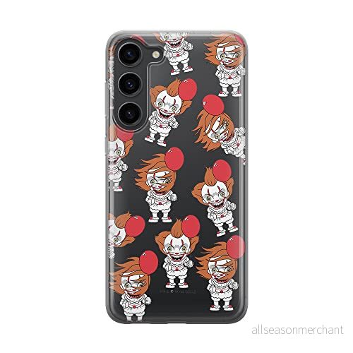 ERT GROUP mobiltelefonfodral för Samsung S23 PLUS originalt och officiellt licensierat Horror mönster It 007 optimalt anpassad till formen på mobiltelefonen, gedeeltelijk transparant 5905511454555