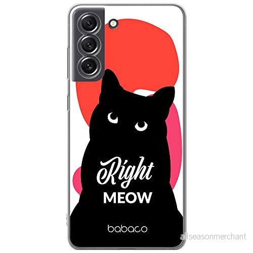 ERT GROUP mobiltelefonfodral för Samsung S21 FE originalt och officiellt licensierat Babaco mönster Cats 004 optimalt anpassad till formen på mobiltelefonen, fodral tillverkad av TPU plast 5905131115218