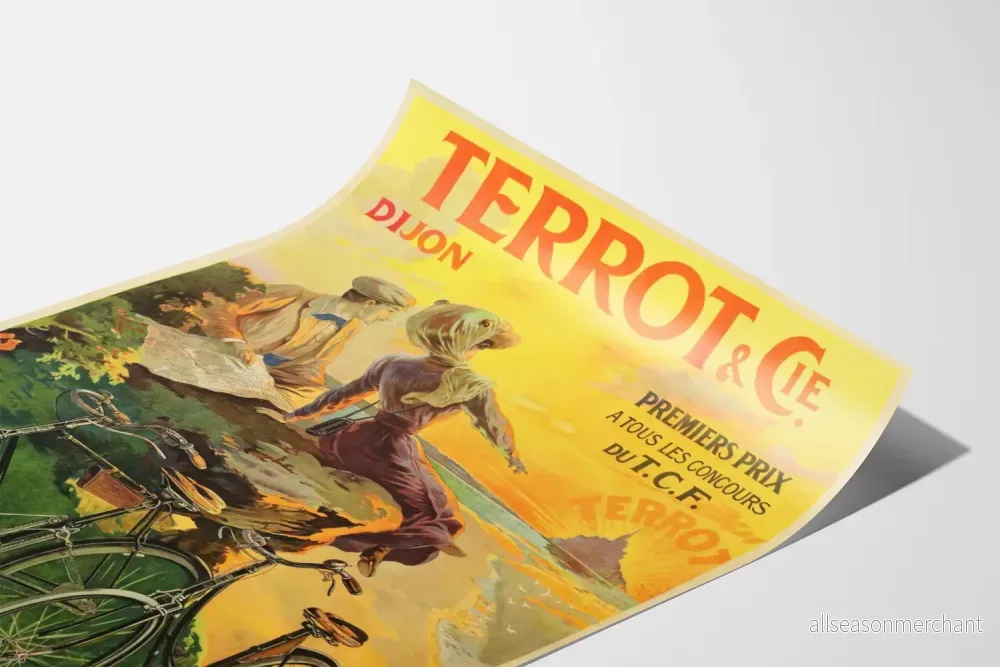 Vintageposter Terrot & Cie Dijon - Turcykel - Bild 3
