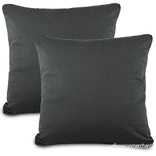 aqua textil Classic Line örngott, antracitgrå, 80 x cm 4250395938389