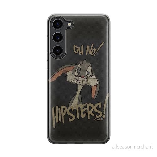 ERT GROUP mobiltelefonfodral för Samsung S23 PLUS originalt och officiellt licensierat Looney Tunes mönster Bugs 005 optimalt anpassad till formen på mobiltelefonen, fodral tillverkad av TPU plast 5905511441050