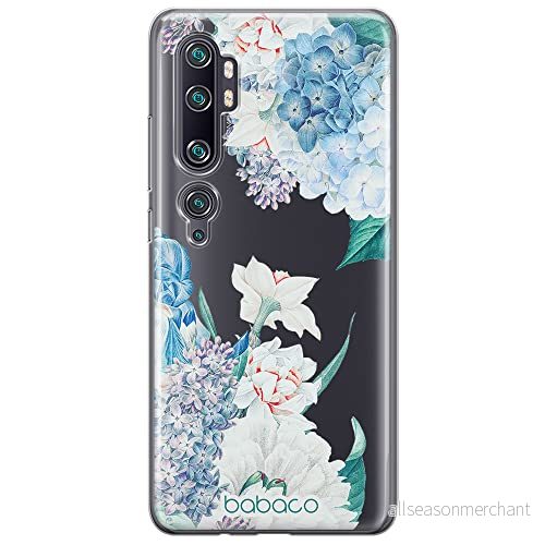 ERT GROUP mobiltelefonfodral för Xiaomi MI NOTE 10 / PRO originalt och officiellt licensierat Babaco mönster Flowers 027 anpassad till formen på mobiltelefonen, gedeeltelijk transparant 5905131264855