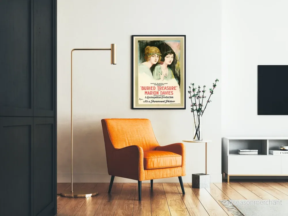 Vintageposter Buried Treasure med Marion Davies - Bild 2