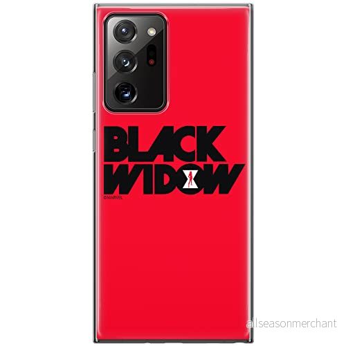 ERT GROUP mobiltelefonfodral för Samsung GALAXY NOTE 20 ULTRA originalt och officiellt licensierat Marvel mönster Black Widow 010 anpassad till formen på mobiltelefonen, fodral tillverkad av TPU plast 5903040355930