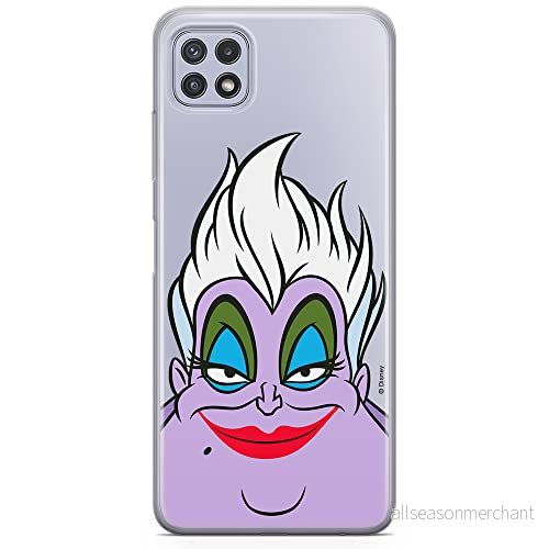 ERT GROUP mobiltelefonfodral för Samsung A22 5G originalt och officiellt licensierat Disney mönster Ursula 002 optimalt anpassad till formen på mobiltelefonen, gedeeltelijk transparant 5903932803846