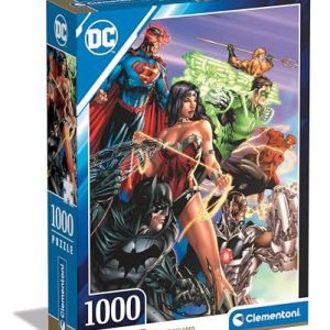 Clementoni DC Comics Justice League – 1000 bitar 8005125398522 Clementoni DC Comics Justice League – 1000 bitar 8005125398522
