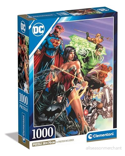 Clementoni DC Comics Justice League - 1000 bitar 8005125398522