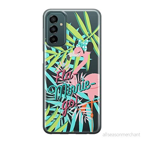 ERT GROUP mobiltelefonfodral för Samsung M13 4G/M23 5G/F23 originalt och officiellt licensierat Disney mönster Minnie 041 optimalt anpassad till formen på mobiltelefonen, gedeeltelijk transparant 5905511377779