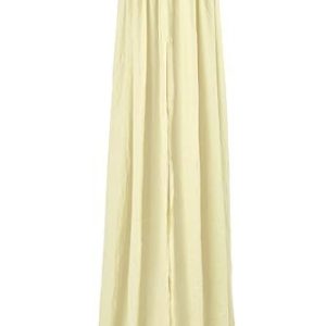 Meyco Baby Uni baldakin, babyskärmtak (skärmtak av bomull och polyester, skyddad miljö, varm atmosfär, enkel fastsättning, mjuk textur, tvättbar, storlek: 30 x 155 cm), Soft Yellow 4054703593129