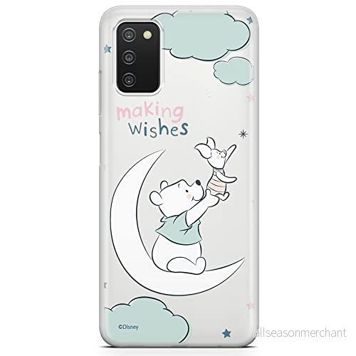ERT GROUP mobiltelefonfodral för Samsung A03S originalt och officiellt licensierat Disney mönster Winnie the Pooh and friends 040 anpassad till formen på mobiltelefonen, gedeeltelijk transparant 5903932995794