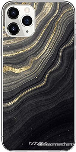 ERT GROUP mobiltelefonfodral för Apple Iphone 11 PRO MAX originalt och officiellt licensierat Babaco mönster Marble 009 Vit anpassad till formen på mobiltelefonen, fodral tillverkad av TPU plast 5903932021493