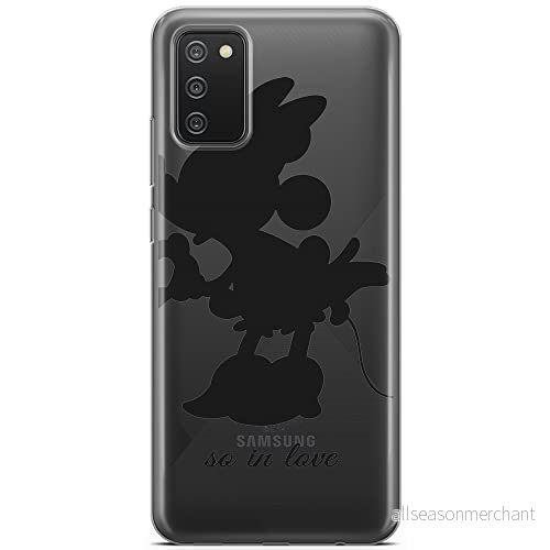 ERT GROUP mobiltelefonfodral för Samsung A02S originalt och officiellt licensierat Disney mönster Minnie 002 optimalt anpassad till formen på mobiltelefonen, gedeeltelijk transparant 5903040234037