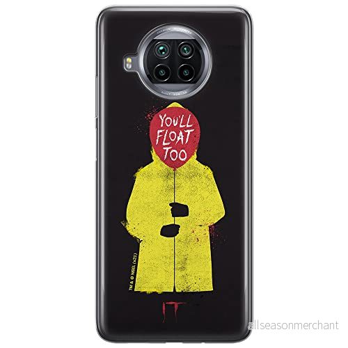 ERT GROUP mobiltelefonfodral för Xiaomi MI 10T LITE/REDMI NOTE 9 PRO 5G originalt och officiellt licensierat Horror mönster It 003, fodral tillverkad av TPU plast 5905131951441
