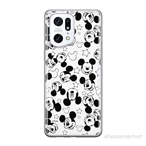 ERT GROUP mobiltelefonfodral för Oppo FIND X5 PRO originalt och officiellt licensierat Disney mönster Mickey 007 optimalt anpassad till formen på mobiltelefonen, fodral tillverkad av TPU plast 5905511413934