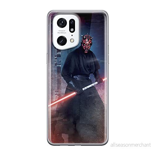 ERT GROUP mobiltelefonfodral för Oppo FIND X5 PRO originalt och officiellt licensierat Star Wars mönster Darth Maul 001 optimalt anpassad till formen på mobiltelefonen, fodral tillverkad av TPU plast 5905511399245
