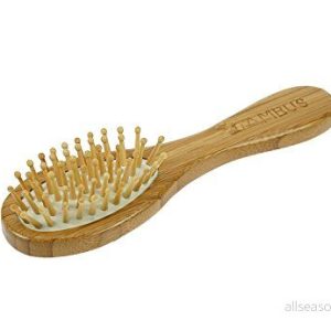 Bambu hårborste trä miljövänligt liten med bambuborste och mjuk huvudmassage mopp, vegan, för barn vuxna träborstar, 18 x 5 cm 4014491770317 Bambu hårborste trä miljövänligt liten med bambuborste och mjuk huvudmassage mopp, vegan, för barn vuxna träborstar, 18 x 5 cm 4014491770317
