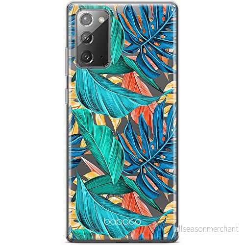 ERT GROUP mobiltelefonfodral för Samsung GALAXY NOTE 20 originalt och officiellt licensierat Babaco mönster Plants 005 optimalt anpassad till formen på mobiltelefonen, gedeeltelijk transparant 5903040452325