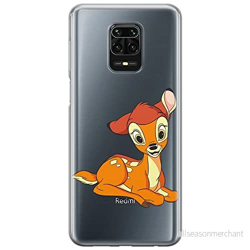 ERT GROUP mobiltelefonfodral för Xiaomi REDMI NOTE 9 PRO/ 9S originalt och officiellt licensierat Disney mönster Bambi 016 optimalt anpassad till formen på mobiltelefonen, gedeeltelijk transparant 5905131165787