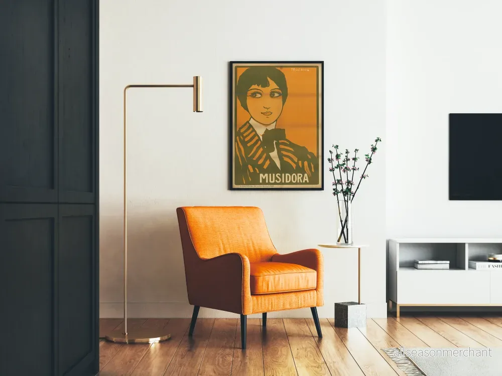 Vintageposter Musidora för retro väggdekoration - Bild 2