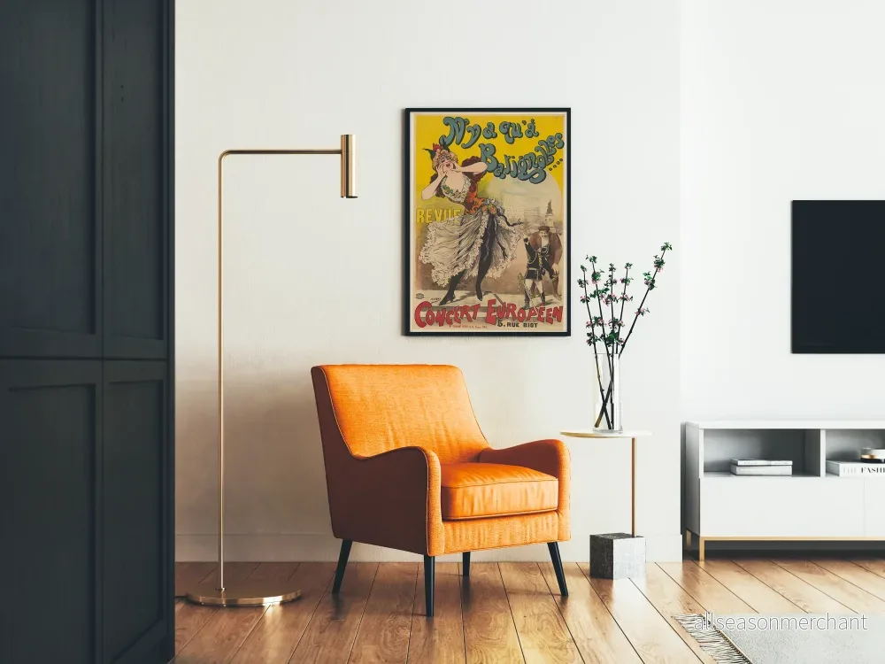Vintageposter N’y a qu’à Batignolles - Europeisk konsert 5 Rue Biot - Bild 2