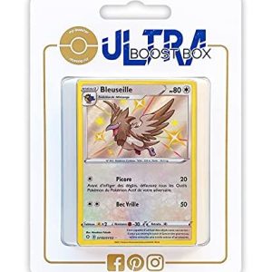 Blåseille SV102 Shiny Chromatic Ultraboost X Sword and Shield 4.5 strålande öden set med 10 franska Pokémon kort 3701425289151 Blåseille SV102 Shiny Chromatic Ultraboost X Sword and Shield 4.5 strålande öden set med 10 franska Pokémon kort 3701425289151