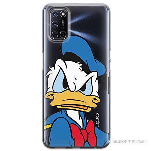 ERT GROUP mobiltelefonfodral för Oppo A92/ A72/ A52 originalt och officiellt licensierat Disney mönster Donald 003 optimalt anpassad till formen på mobiltelefonen, gedeeltelijk transparant 5903040198216