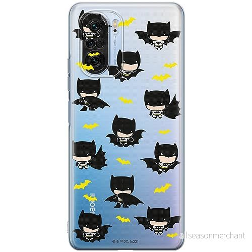 ERT GROUP mobiltelefonfodral för Xiaomi MI 11i/ REDMI K40/K40 PRO/POCO F3/ F3 PRO originalt och officiellt licensierat DC mönster Batman 077, gedeeltelijk transparant 5905511890018