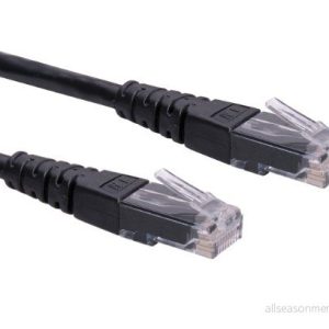ROLINE Patchkabel Kat.6 (klass E) UTP, svart, 5 m 7611990156443